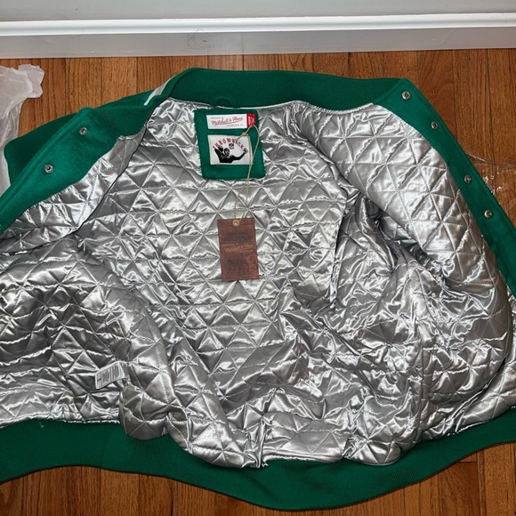 AUTHENTIC Mitchell & Ness Team Varsity Princess Diana Jacket Philadelphia Eagles - Picture 5 of 11
